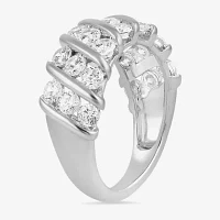 Womens 2 CT. T.W. Lab Grown White Diamond 10K Gold Cocktail Ring