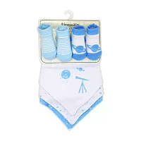 3 Stories Trading Company Unisex 5-pc.Bib and Socks Set