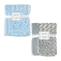 3 Stories Trading Company 2-pc. Plush Baby Blanket