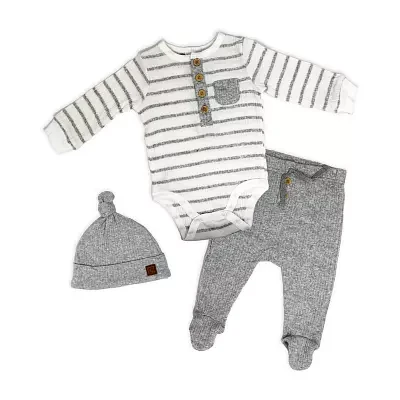 3 Stories Trading Company Baby Boys 3-pc. Layette Set