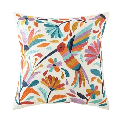 Distant Lands Hummingbird Square Throw Pillows