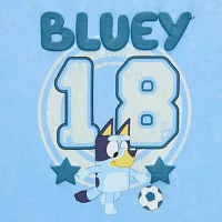Juniors Boyfriend Tee Womens Crew Neck Short Sleeve Bluey Graphic T-Shirt