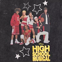 Juniors High School Musical Boyfriend Tee Womens Crew Neck Short Sleeve Graphic T-Shirt