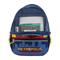 Licensed 5 Piece Superman Backpack Set with Matching Lunch Bag