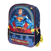 Licensed 5 Piece Superman Backpack Set with Matching Lunch Bag