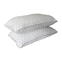 Reebok Charcoal Breeze 2-Pack Soft/Medium Density Bed Pillow