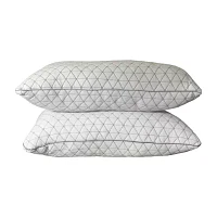 Reebok Charcoal Breeze 2-Pack Soft/Medium Density Bed Pillow