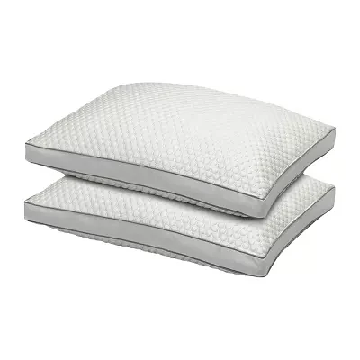 Ella Jayne Arctic Chill Cooling Pillow, Medium Density, for All Sleep Positions, Set of 2