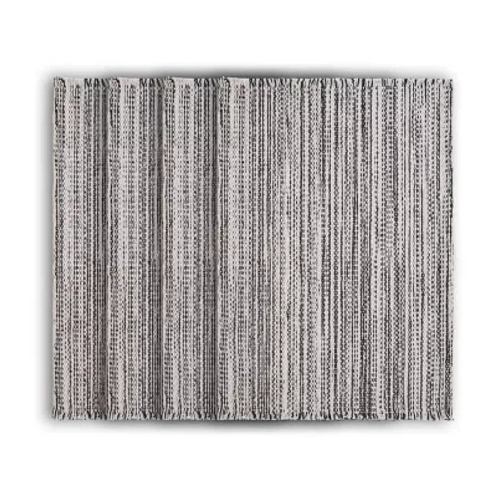 Lr Home Jade Striped 4 Pack Placemat