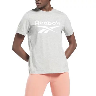 Reebok Womens Round Neck Short Sleeve T-Shirt