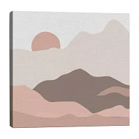 Lumaprints Mountainous Ii Pink Giclee Canvas Art