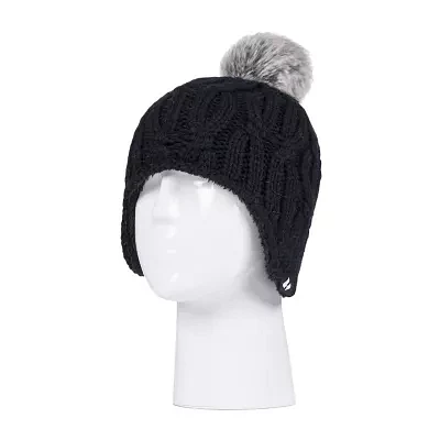 Heat Holders  Nikki Cosy Ears Womens Moisture Wicking Beanie