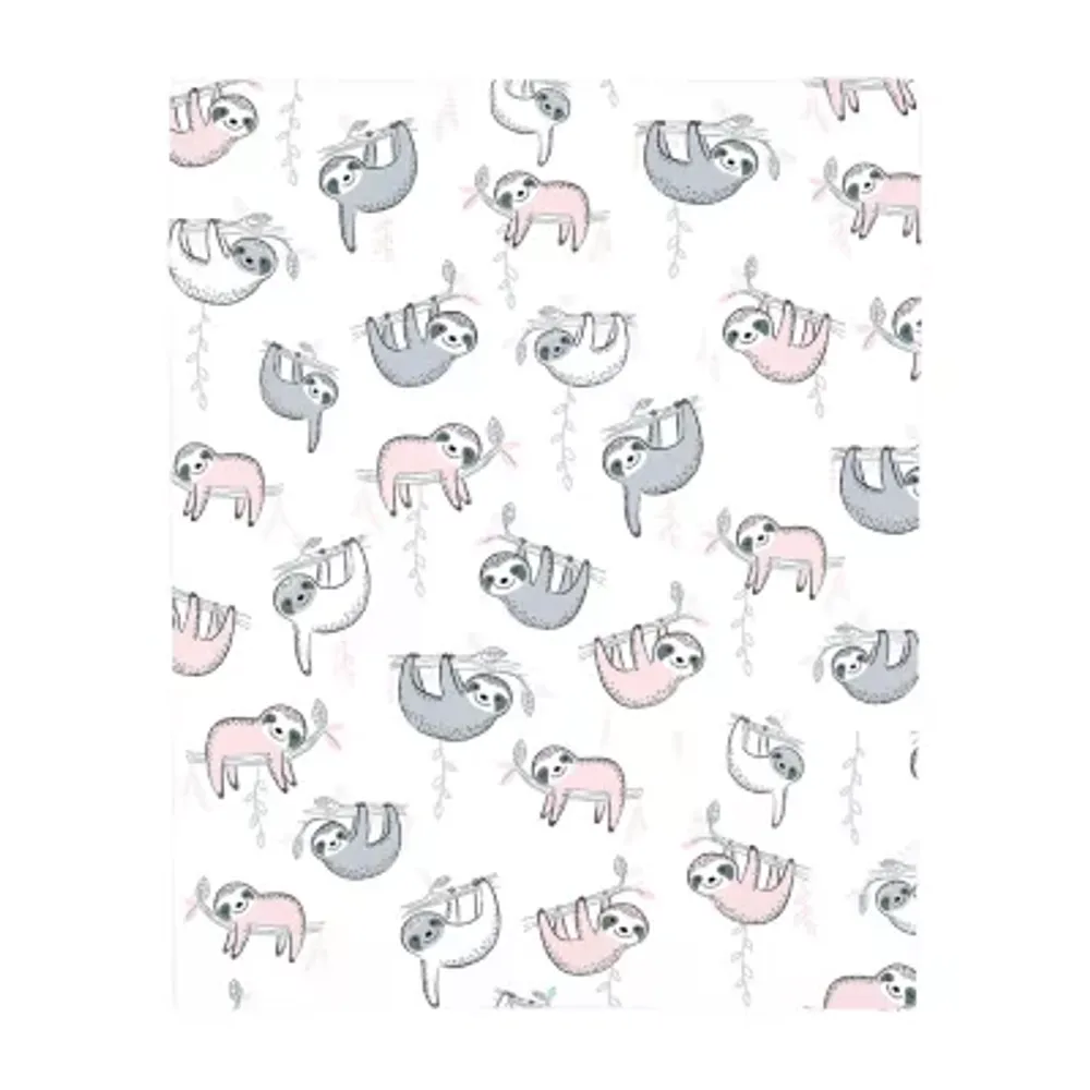 Nojo Super Soft Sloth Crib Sheet