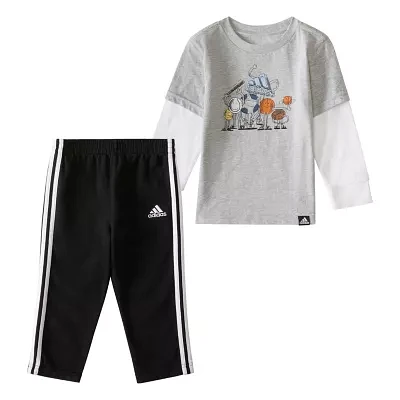 adidas Baby Boys 2-pc. Pant Set