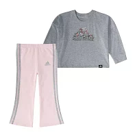 adidas Baby Girls 2-pc. Pant Set