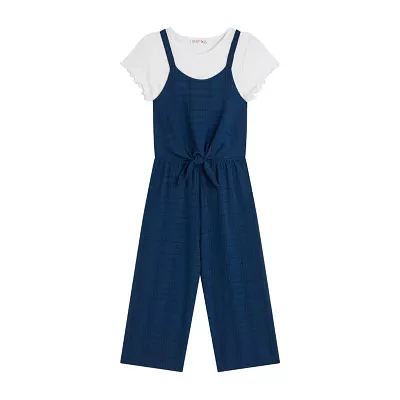 Knit Works Big Girls Short Sleeve 2-pc. Jumpsuit