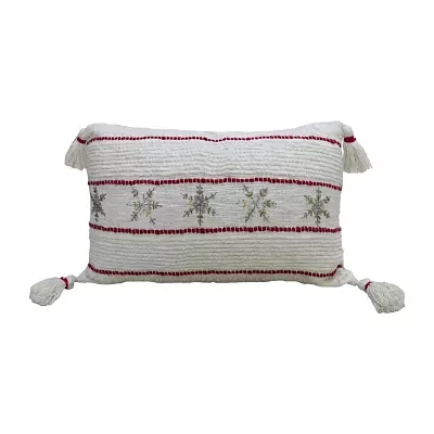 Vibhsa Christmas For Holidays Rectangular Throw Pillows