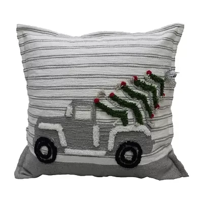 Vibhsa Holiday Car Throw Square Throw Pillows