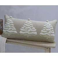 Vibhsa Christmas Tree Lumbar Pillow