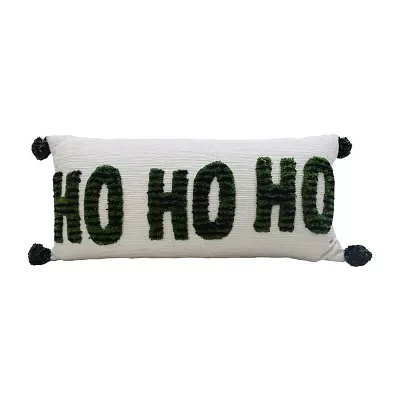 Vibhsa Hohoho Christmas Lumbar Pillows