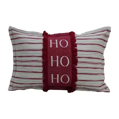 Vibhsa Hohoho Christmas Rectangular Throw Pillows