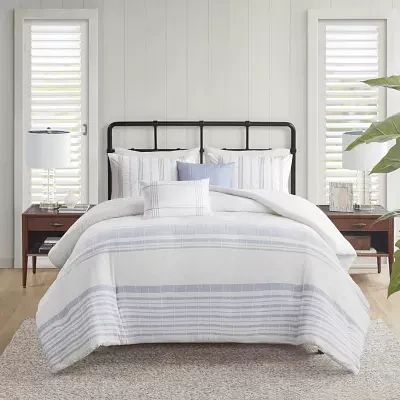 Harbor House Morgan Cotton Jaquard 5-pc. Duvet Cover Set