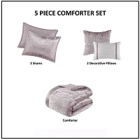 Madison Park Reagan 5-pc. Midweight Comforter Set