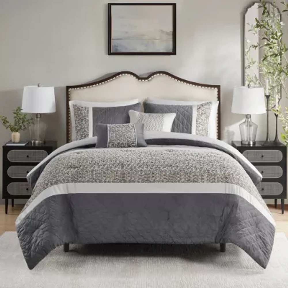 Madison Park Willow 5-pc. Midweight Comforter Set