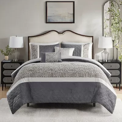 Madison Park Willow 5-pc. Midweight Comforter Set