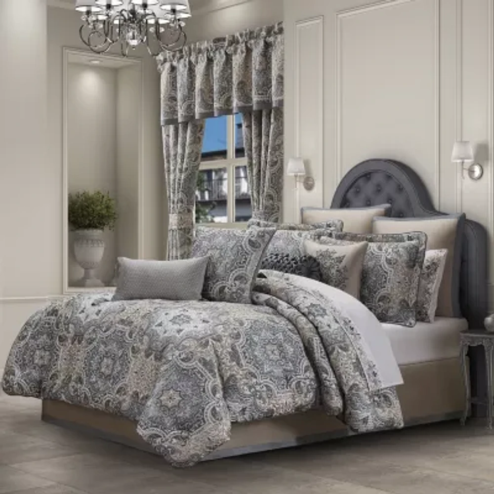 Queen Street Leonard 4-pc. Midweight Comforter Set