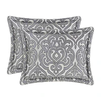 Queen Street Bylthe Pewter 4-pc. Midweight Comforter Set