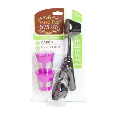 Café Fill Value Pack 2 Reusable Filters And Scoop