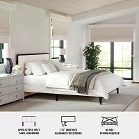 Martha Stewart Jett Upholstered Platform Bed