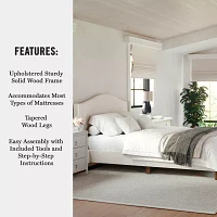 Martha Stewart Amelia Upholstered Platform Bed