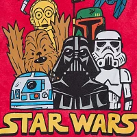 Disney Collection Little & Big Boys Crew Neck Short Sleeve Star Wars Graphic T-Shirt