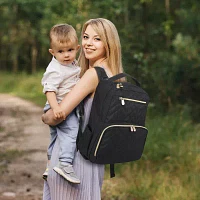 Fisher-Price Adjustable Straps Cell Phone Pocket Diaper Bag