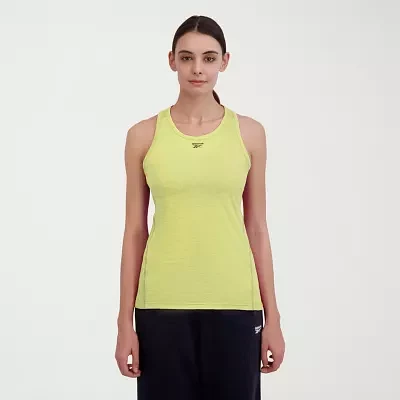 Reebok Womens Crew Neck Sleeveless Active Tank Top