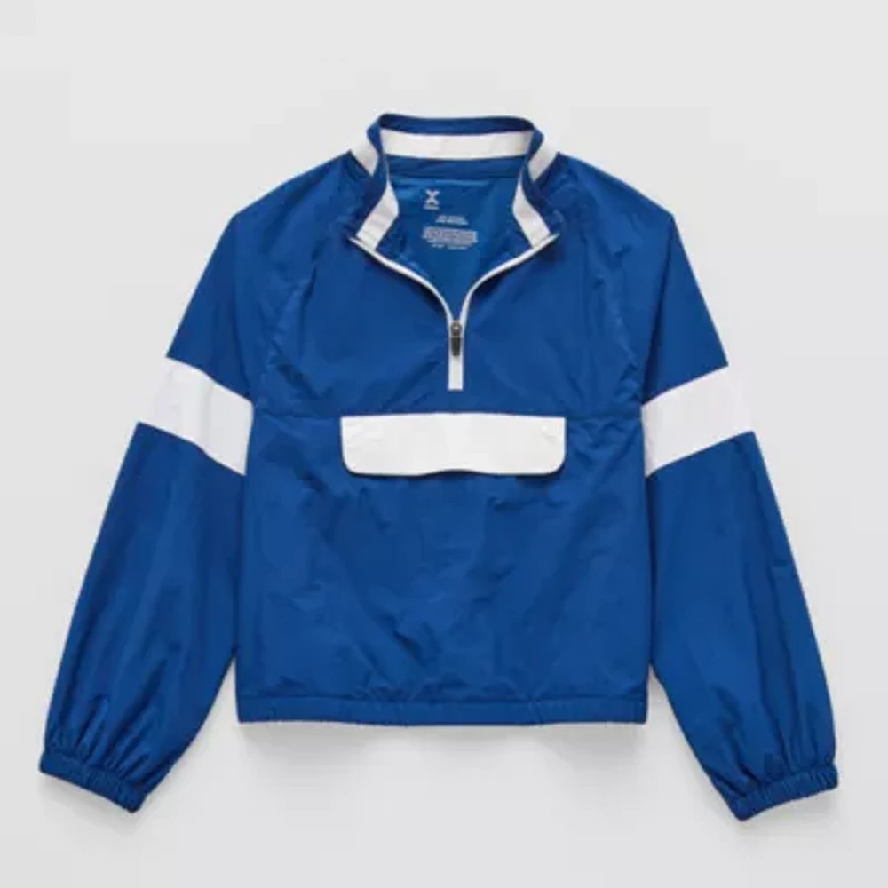 Xersion Little & Big Girls Water Resistant Lightweight Anorak