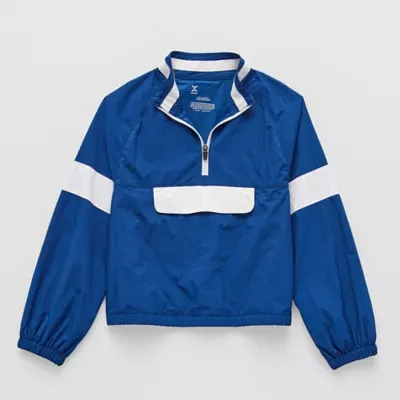 Xersion Little & Big Girls Water Resistant Lightweight Anorak
