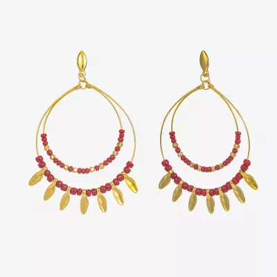 Mixit Beaded Drop Earrings