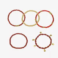 Mixit Beaded Womens 5-pc. Bracelet Set