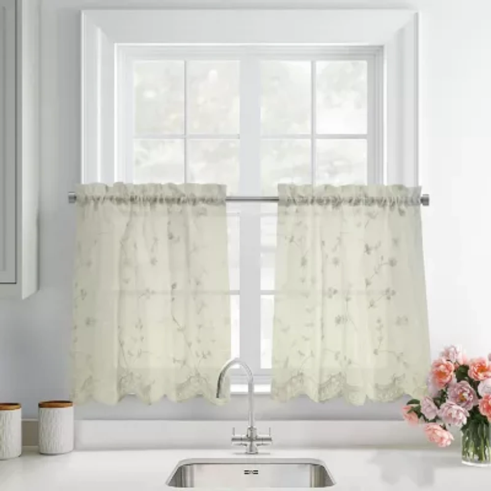 Grandeur 2-pc. Rod Pocket Window Tier