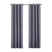 Maya Energy Saving 100% Blackout Grommet Top Single Curtain Panel