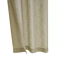 Boucle Sheer Grommet Top Single Curtain Panel