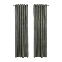 Seren Rod Pocket Back Tab Energy Saving Blackout Single Curtain Panels