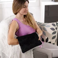 Sharper Image Calming Weighted Heating Pad with Copper + Charcoal