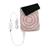 Sharper Image Calming Weighted Heating Pad with Copper + Charcoal