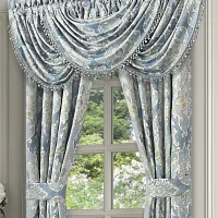 Queen Street Cesar Rod Pocket Waterfall Valances