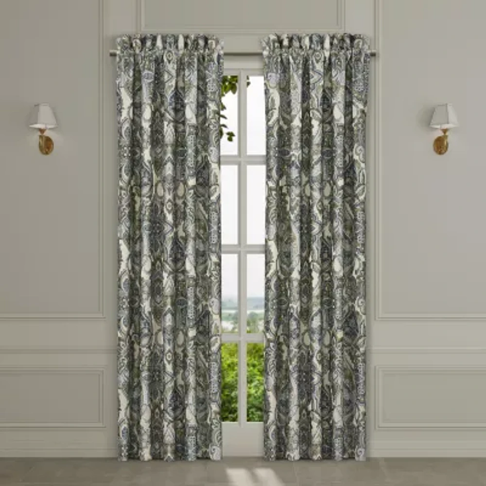 Queen Street Anzalone Blackout Rod Pocket Set of 2 Curtain Panel