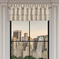 Queen Street Benton Flax Rod Pocket Tailored Valance